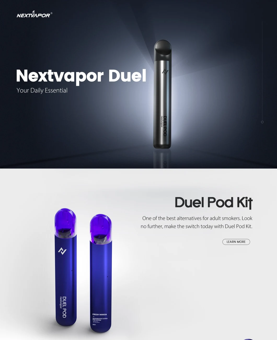 Prefilled Pod System Nextvapor Disposable Vape Pen 1200 Puffs Replaceable Pods 11 Flavors for Option Ecig